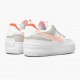 Wmns Air Force 1 Shadow Weiß/Crimson Tint Turnschuhe DH3896-100