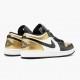 Air Jordan 1 Low Gold Toe Herren/Damen CQ9447 700 Schwarz/Gold-Schwarz AJ1 Jordan Sneakers