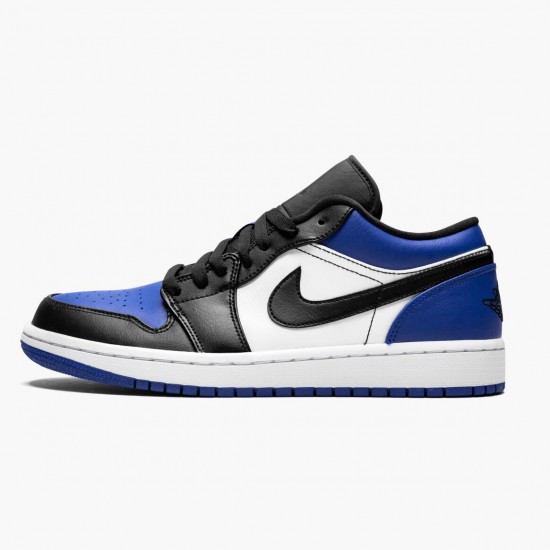 Air Jordan 1 Low Royal Toe Herren/Damen CQ9446 400 Sport Royal/Schwarz-Weiß AJ1 Jordan Sneakers