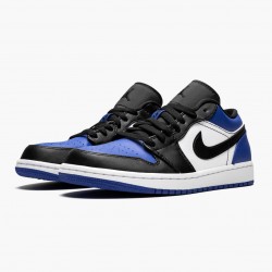 Air Jordan 1 Low "Royal Toe" Herren/Damen CQ9446 400 Sport Royal/Schwarz-Weiß AJ1 Jordan Sneakers