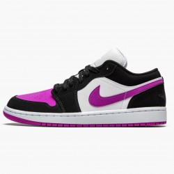 Air Jordan 1 Retro Low "Schwarz Cactus Flower" Herren/Damen DC0774 005 Schwarz/Weiß-Starfish AJ1 Jordan Sneakers