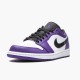 Air Jordan 1 Retro Low Court Lila Herren/Damen 553558 500 Court Lila/Schwarz-Weiß AJ1 Jordan Sneakers