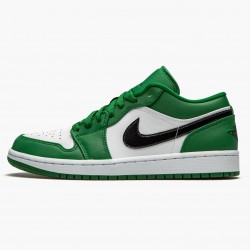 Air Jordan 1 Retro Low "Pine Grün" Herren/Damen 553558 301 Pine Grün/Schwarz-Weiß AJ1 Jordan Sneakers