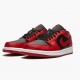 Air Jordan 1 Retro Low Reverse Bred Herren/Damen 553558 606 Gym Rot/Schwarz-Gym Rot-Weiß AJ1 Jordan Sneakers