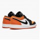 Air Jordan 1 Retro Low Shattered Backboard Herren/Damen 553558 128 Schwarz/Weiß-Starfish AJ1 Jordan Sneakers