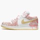 Air Jordan 1 Low SE GS Paint Drip Arctic Punch CW7104 601 Damen AJ1 Jordan Sneakers