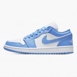 Air Jordan 1 Low "UNC" University Blau/Weiß AO9944 441 AF1 Sneakers