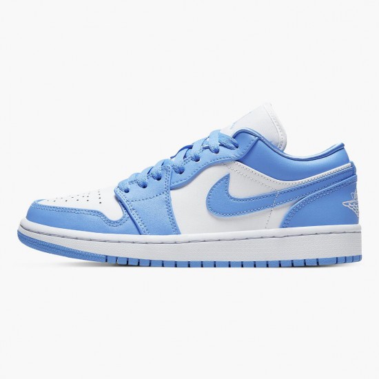 Air Jordan 1 Low UNC University Blau/Weiß AO9944 441 AF1 Sneakers