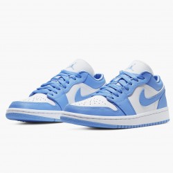 Air Jordan 1 Low "UNC" University Blau/Weiß AO9944 441 AF1 Sneakers