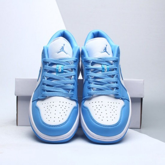 Air Jordan 1 Low UNC University Blau/Weiß AO9944 441 AF1 Sneakers