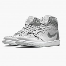 Air Jordan 1 High OG CO.JP "Neutral Grau" Neutral Grau/Weiß-Metallic Si DC1788 029 Herren/Damen AJ1 Jordan Sneakers