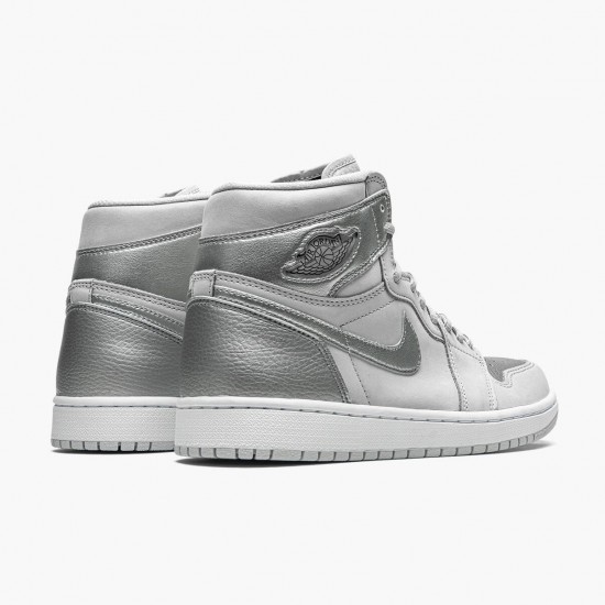 Air Jordan 1 High OG CO.JP Neutral Grau Neutral Grau/Weiß-Metallic Si DC1788 029 Herren/Damen AJ1 Jordan Sneakers