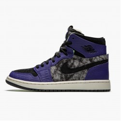 Air Jordan 1 High Zoom "Air CMFT Bayou Boys" DC2133-500 Court Lila/Schwarz-Electric Grün Herren/Damen Jordan Sneakers