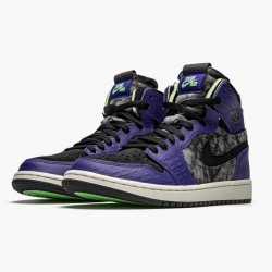 Air Jordan 1 High Zoom "Air CMFT Bayou Boys" DC2133-500 Court Lila/Schwarz-Electric Grün Herren/Damen Jordan Sneakers