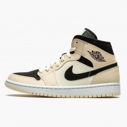 Air Jordan 1 Mid "Barely Orange" Herren/Damen Guava Ice/Sail-Schwarz BQ6472 800 AJ1 Jordan Sneakers