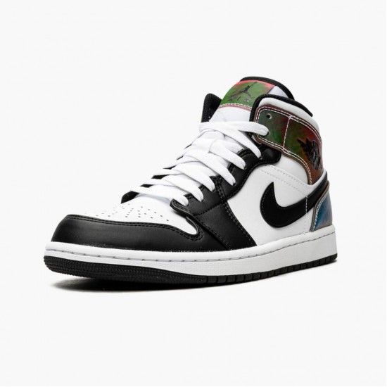 Air Jordan 1 Mid Heat Reactive DM7802 100 Herren/Damen AJ1 Shoes