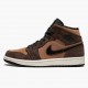 Air Jordan 1 Mid SE Dark Chocolate DC7294 200 Herren/Damen AJ1 Shoes