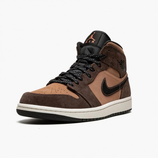 Air Jordan 1 Mid SE Dark Chocolate DC7294 200 Herren/Damen AJ1 Shoes