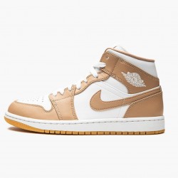 Air Jordan 1 Mid "Tan Gum" AJ1 Herren/Damen Sneakers 554724 271