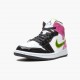 Air Jordan 1 Mid Weiß Schwarz Cyber Rosa CZ9834 100 AJ1 Sneakers