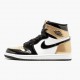 Air Jordan 1 Retro Gold Toe Herren/Damen Schwarz/Metallic Gold-Summit Whi 861428 007 AJ1 Jordan Sneakers