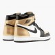 Air Jordan 1 Retro Gold Toe Herren/Damen Schwarz/Metallic Gold-Summit Whi 861428 007 AJ1 Jordan Sneakers