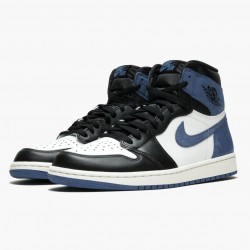 Air Jordan 1 Retro High "Blau Moon" 555088 115 Herren/Damen AJ1 Shoes