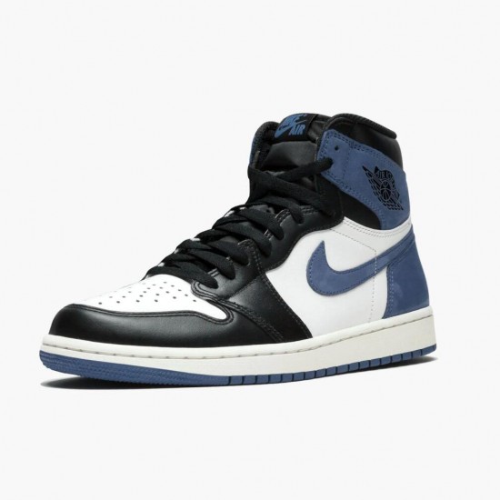 Air Jordan 1 Retro High Blau Moon 555088 115 Herren/Damen AJ1 Shoes