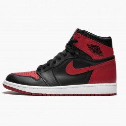 Air Jordan 1 Retro High OG "Banned/Bred" 555088 001 Herren/Damen AJ1 Sneakers