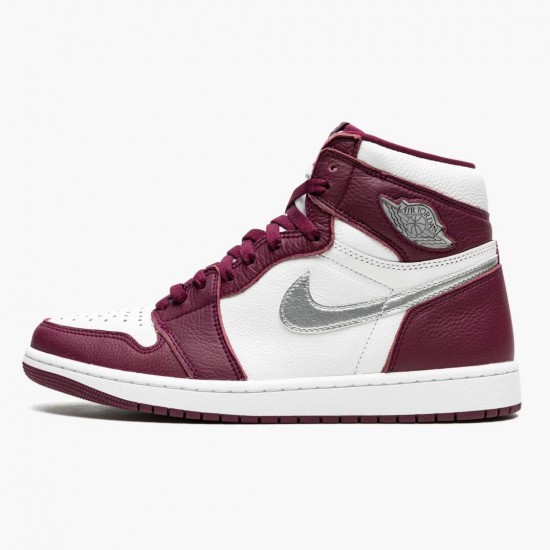 Air Jordan 1 Retro High OG Bordeaux 555088 611 Herren/Damen Jordan 1 Shoes