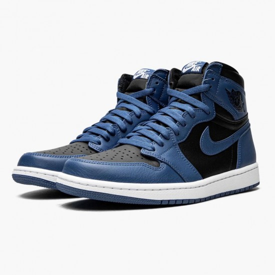 Air Jordan 1 Retro High OG Dark Marina Blau Herren/Damen AJ1 Shoes 555088-404