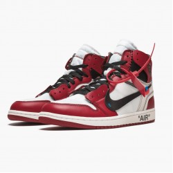 Air Jordan 1 Retro High "Off-Weiß Chicago" Herren/Damen AJ1 Shoes AA3834 101 Weiß/Schwarz-Varsity Rot Jordan Sneakers