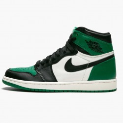 Air Jordan 1 Retro High "Pine Grün" Herren/Damen AJ1 Shoes 555088 302 Pine Grün/Schwarz-Sail Jordan Sneakers