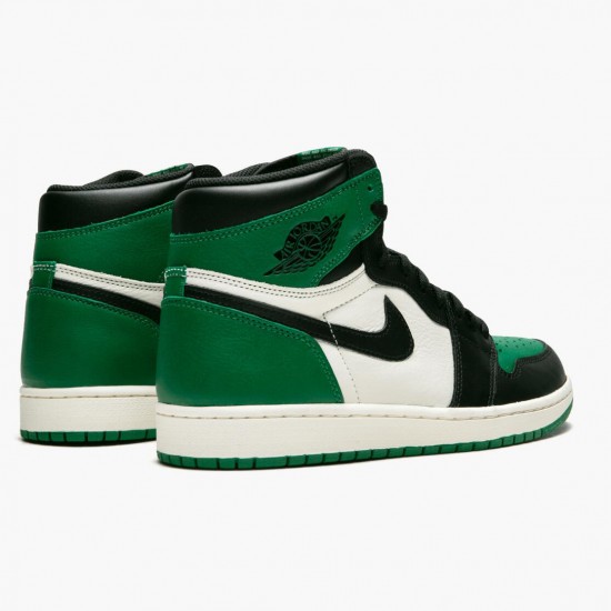 Air Jordan 1 Retro High Pine Grün Herren/Damen AJ1 Shoes 555088 302 Pine Grün/Schwarz-Sail Jordan Sneakers