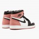 Air Jordan 1 Retro High Rust Rosa Herren/Damen Weiß/Schwarz-Rust Rosa 861428 101 AJ1 Jordan Sneakers