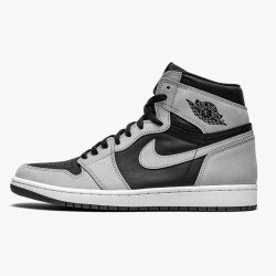 Air Jordan 1 Retro High "Shadow 2.0" 555088-035 Schwarz/Weiß-Light Smoke Grau Herren/Damen Jordan Sneakers