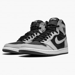 Air Jordan 1 Retro High "Shadow 2.0" 555088-035 Schwarz/Weiß-Light Smoke Grau Herren/Damen Jordan Sneakers