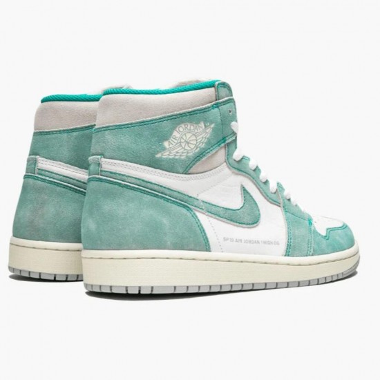 Air Jordan 1 Retro High Turbo Grün Turbo Grün/Sail-Weiß 555088 311 Herren/Damen Jordan Sneakers