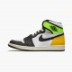 Air Jordan 1 Retro High Weiß Schwarz Volt University Gold 555088 118 AJ1 Sneakers