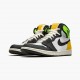 Air Jordan 1 Retro High Weiß Schwarz Volt University Gold 555088 118 AJ1 Sneakers