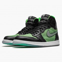 Air Jordan 1 Retro High Zoom "Zen Grün" Herren/Damen AJ1 Shoes CK6637 002 Schwarz/Schwarz-Tomatillo-Rage-Gre Jordan Sneakers