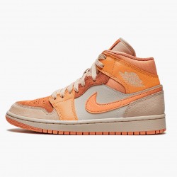 Air Jordan 1 Mid "Apricot Orange" DH4270 800 Atomic Orange/Apricot Agate-Terra Blush Herren/Damen AJ1 Jordan Sneakers