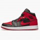 Air Jordan 1 Mid Banned (2020) 554724 074 Schwarz/University Rot-Schwarz-Whi Herren/Damen AJ1 Jordan Sneakers