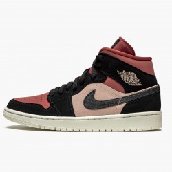 Air Jordan 1 Mid "Canyon Rust" BQ6472 202 Particle Beige/Schwarz Damen AJ1 Jordan Sneakers