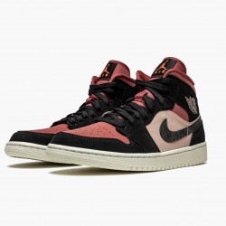 Air Jordan 1 Mid "Canyon Rust" BQ6472 202 Particle Beige/Schwarz Damen AJ1 Jordan Sneakers