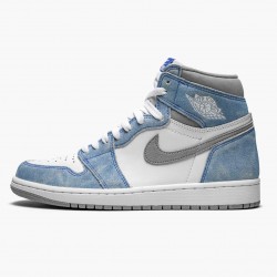 Air Jordan 1 Retro High OG "Hyper Royal" 555088 402 Hyper Royal/Light Smoke Grau-W Herren/Damen AJ1 Jordan Sneakers