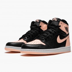 Air Jordan 1 High OG "Crimson Tint" Schwarz/Crimson Tint-Weiß 555088 081 Herren/Damen AJ1 Jordan Sneakers