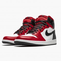 Air Jordan 1 High Retro WMNS "Satin Snake" Gym Rot/Whte-Schwarz CD0461 601 AJ1 Herren/Damen Sneakers