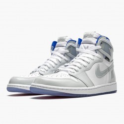 Air Jordan 1 High Zoom "Racer Blau" Weiß/Weiß-Racer Blau AJ1 CK6637 104 Sneakers