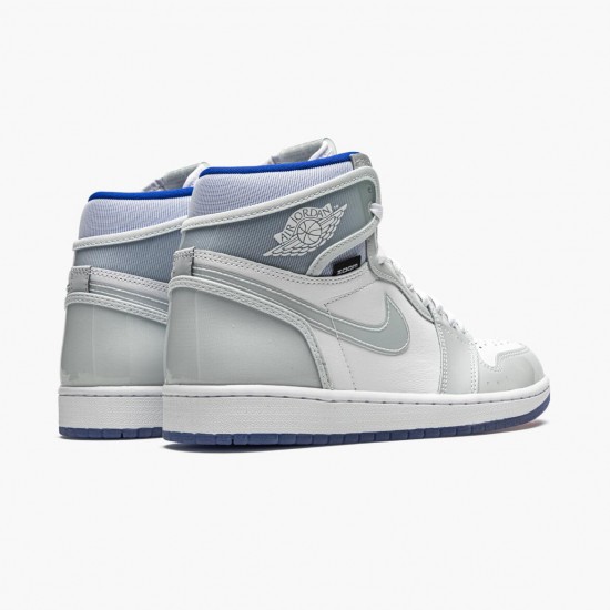 Air Jordan 1 High Zoom Racer Blau Weiß/Weiß-Racer Blau AJ1 CK6637 104 Sneakers